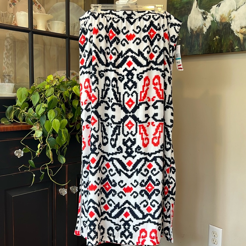New Tommy Hilfiger skirt navy, red and white